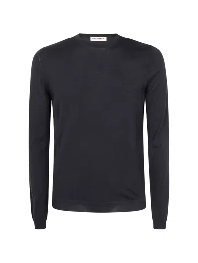 Goes Botanical Long-sleeve Round-neck Top In Multi