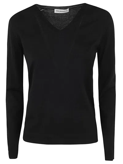 Goes Botanical Long Sleeves V Neck Sweater