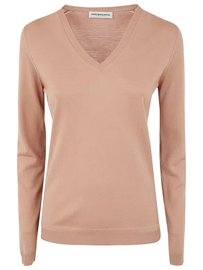 Goes Botanical Long Sleeves V Neck Sweater Clothing