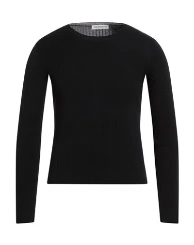 Goes Botanical Man Sweater Black Size 40 Merino Wool