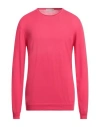 Goes Botanical Man Sweater Magenta Size 42 Merino Wool