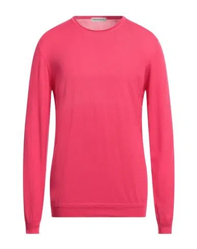 Goes Botanical Man Sweater Magenta Size 42 Merino Wool
