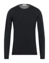 Goes Botanical Man Sweater Midnight Blue Size 40 Merino Wool In Blue