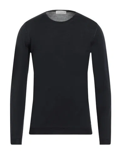 Goes Botanical Man Sweater Midnight Blue Size 40 Merino Wool