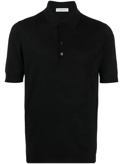 GOES BOTANICAL MERINO-WOOL POLO SHIRT