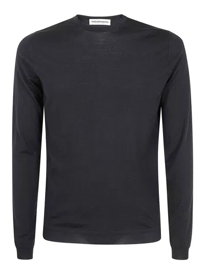 Goes Botanical Pullover Roundneck In Black