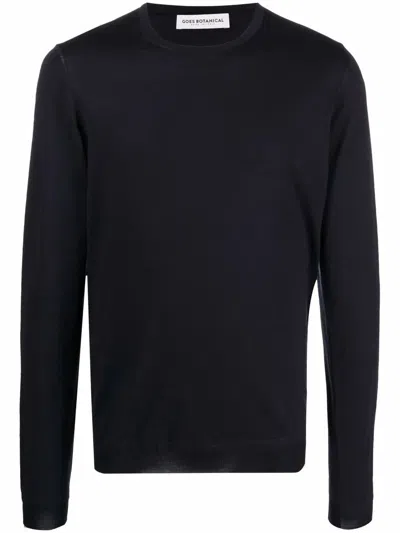Goes Botanical Pullover Roundneck In Blue