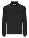 Goes Botanical Roll-neck Sweater In Black