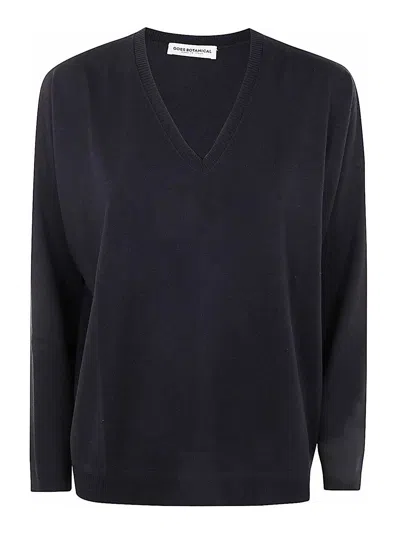 GOES BOTANICAL SUÉTER CUELLO REDONDO - NEGRO