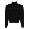 Goes Botanical Pullover Mit Rollkragen In Black