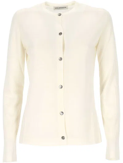 Goes Botanical Sweaters In White