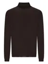 Goes Botanical Turtleneck Sweater In Brown