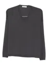 Goes Botanical V-neck Sweater In Blue