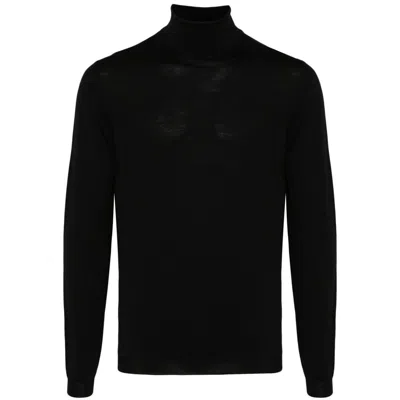 Goes Botanical Wool Sweaters In Black