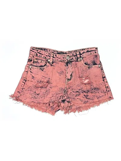 Pre-owned Gogo Jeans Denim Shorts In Pink