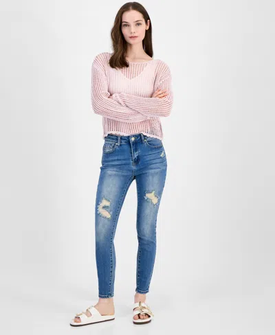 Gogo Jeans Juniors' Stretch Curvy Skinny Jeans