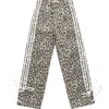 Gogo Star Kids' Leopard Side Stripe Straight Leg Jeans In Animal Print