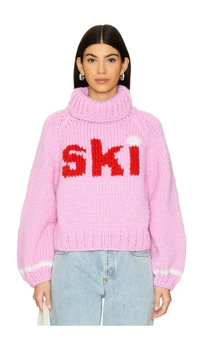 Gogo Sweaters Oui Ski Turtleneck In Pink