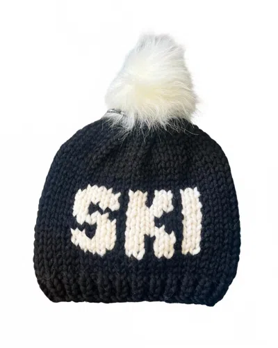 Gogo Sweaters Women's Ski Toque Beanie Hat In Jet/snow/snow In Multi