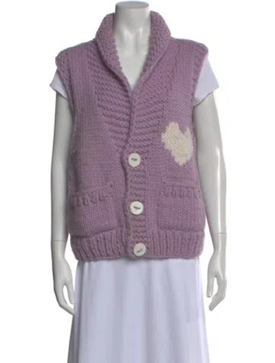Pre-owned Gogo Wool Sweater In Purple