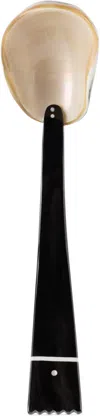 Gohar World Black Pearl & Horn Serving Spoon