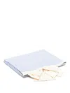 Gohar World Bow Striped Tablecloth (148cm) In Blue