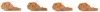 Gohar World Brown Fried Chicken Candle Set, 4 Pcs In Na