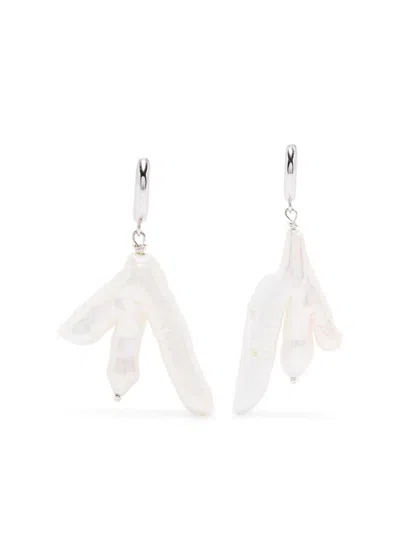 Gohar World Chicken Foot Pearl Earrings
