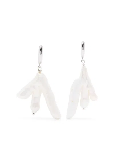 GOHAR WORLD CHICKEN FOOT PEARL EARRINGS