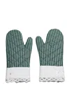 Gohar World Cotton Oven Gloves In Green
