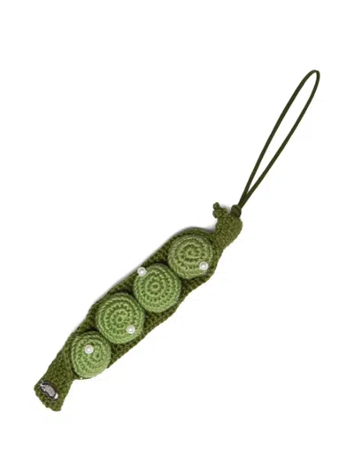 Gohar World Crochet Bean Charm In Green