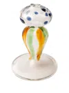 Gohar World Dotted Glass Bud Vase In Multi
