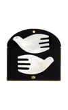 Gohar World Dove Mother-of-pearl Salad Servers