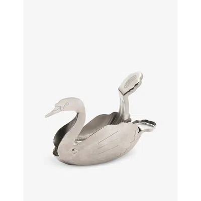 Gohar World Engraved Lemon Stainless-steel Squeezer Swan