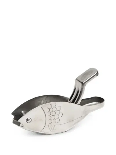 Gohar World Fish-shaped Lemon Squeezer In Silver