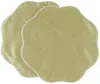 Gohar World Green Opaline Placemat Set In Pe (pea)