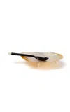Gohar World Horn And Mother-of-pearl Caviar Set In White