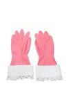 Gohar World Host Gloves; Rubber In Pink