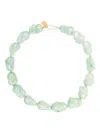Gohar World Green Host Baroque Pearl Necklace