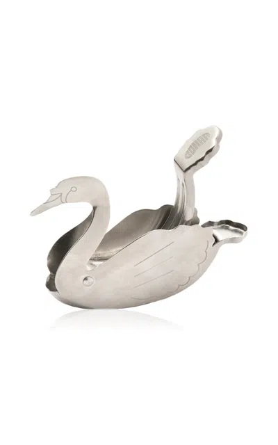 Gohar World Lemon Squeezer; Swan In Silver