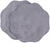 Gohar World Navy Opaline Placemat Set In De (denim)
