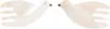 Gohar World Off-white Dove Salad Servers