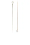 Gohar World Pearl Toothpicks In Silver