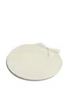 Gohar World Sadaf Bow Serving Plate (32 Cm) In White