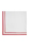 Gohar World Set-of-two Opaline Dinner Napkin In White
