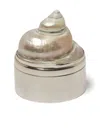 Gohar World Shell Jewelry Box In Silver