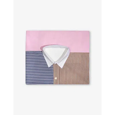 Gohar World Shirt Striped Cotton Tablecloth In Multi