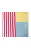 Gohar World Striped Cotton Tablecloth In Multi