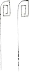 Gohar World Two-pack Silver Cocktail Pick In Silver-plated Copper