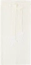 Gohar World White Embroidered Lace Hands Apron In White